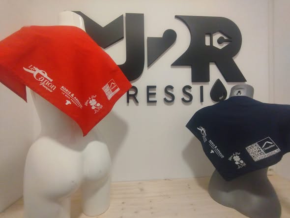 Bandanas pour le Trèfle d’Alignan-du-Vent - MJ2R Impression