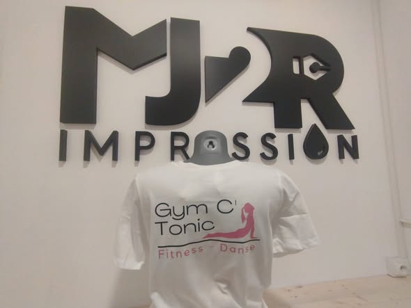 Réalisation pour Gym’c Tonic Sérignan - MJ2R Impression