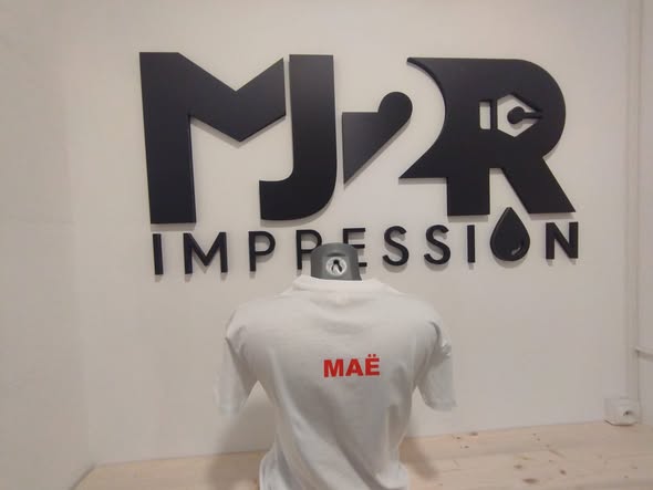Réalisation pour le restaurant O’Berge du Canal - MJ2R Impression