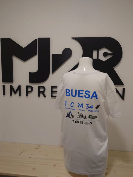 T-shirts personnalisés pour Philippe Buesa - MJ2R Impression